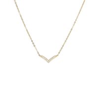 Collana Dilvdò Donna V Necklace in Argento Zircone CLVOB
